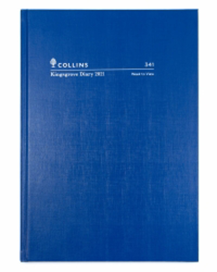 Picture of DIARY 2021 COLLINS A4 KINGSGROVE WTV BLUE