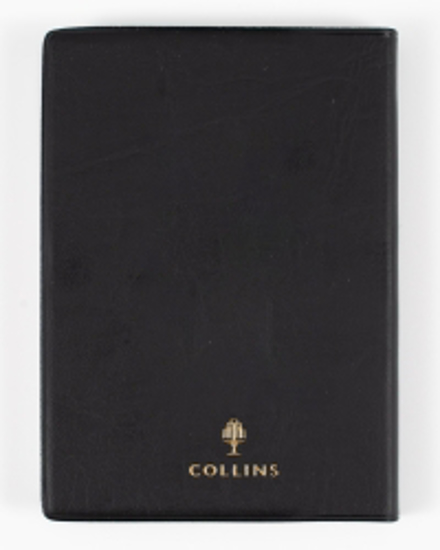Picture of DIARY 2021 COLLINS BELMONT A7 (74X105MM) POCKET WTO BLACK