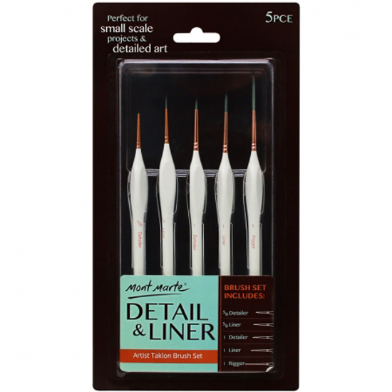 Picture of MM DETAIL AND LINER BRUSH SET 5PC
