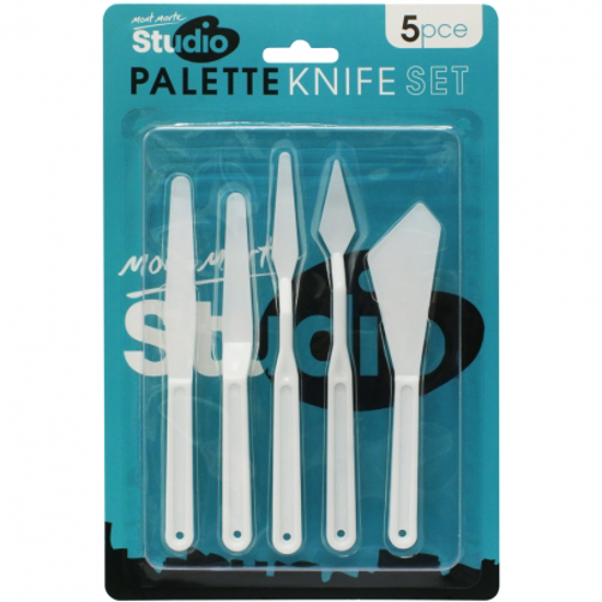 Picture of MM STUDIO PALETTE PLASTIC KNIFE SET 5PC