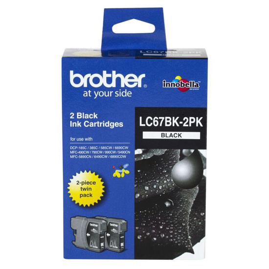 Picture of Brother LC-67BK Black Ink Cartridge - Tw