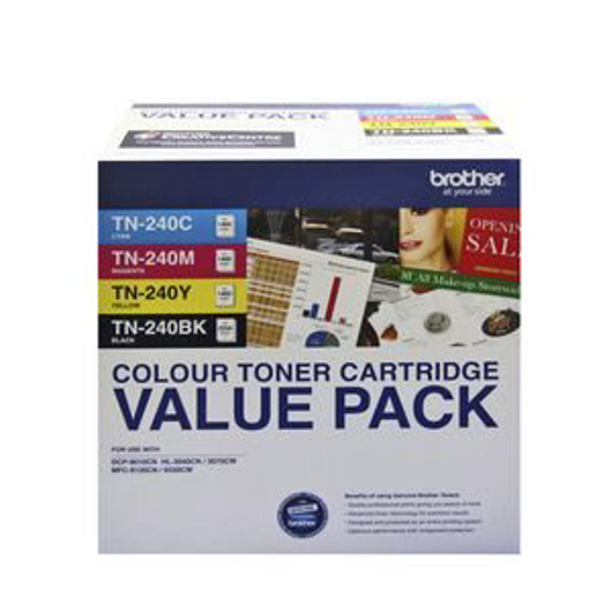 Picture of Brother TN-240 Colour 4 Pack