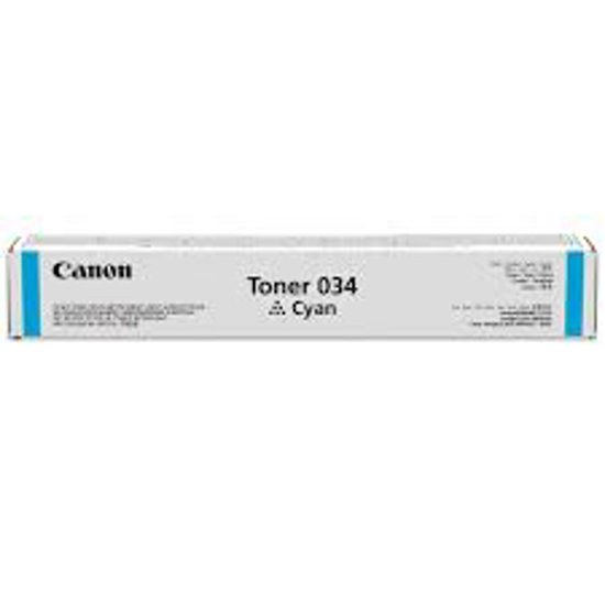 Picture of Canon CART034 Cyan Toner Cartridge -