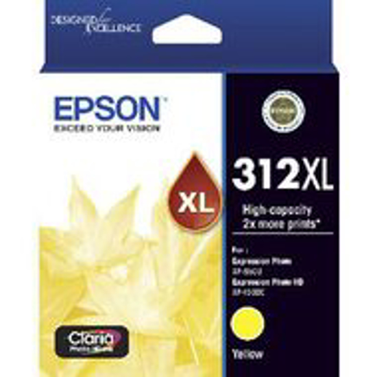 Picture of Epson 312 HY Yellow Ink Carttridge
