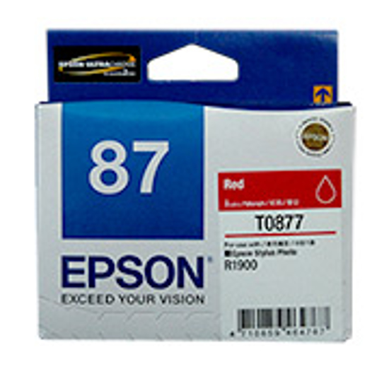 Picture of Epson T0877 Red Ink Cartridge