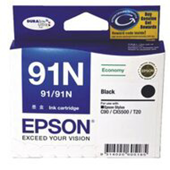 Picture of Epson T1071 (91N) Black Ink Cartridge