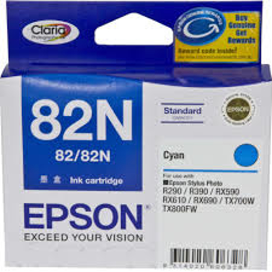 Picture of Epson (82N) Cyan Ink Cartridge