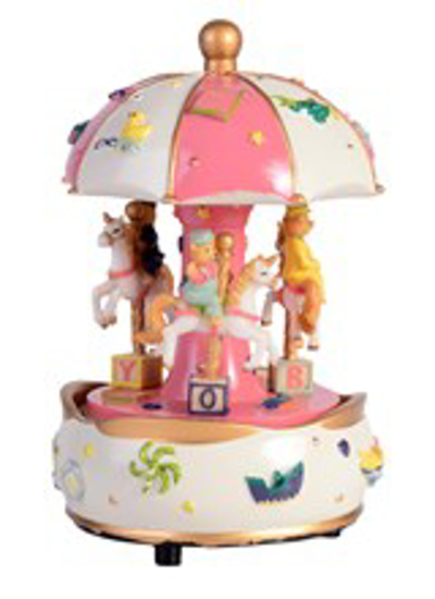 Picture of Baby Girl Teddy Carousel