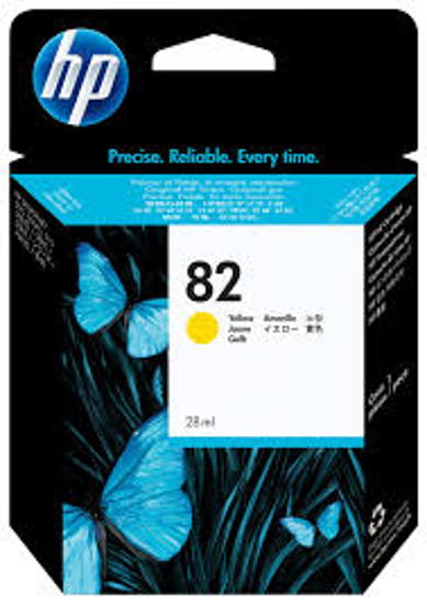Picture of HP #82 Yellow Ink Cartridge