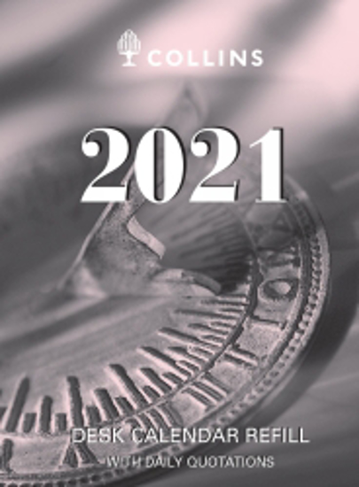Picture of DESK CALENDAR REFILL 2021 COLLINS DTP SIDE PUNCH