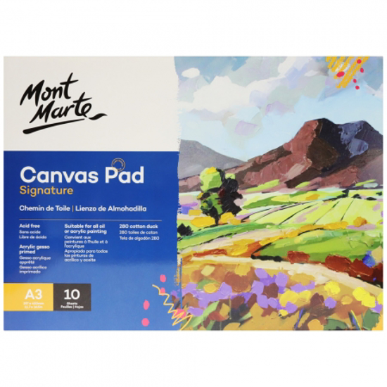 Picture of MM CANVAS PAD 10 SHEET A3