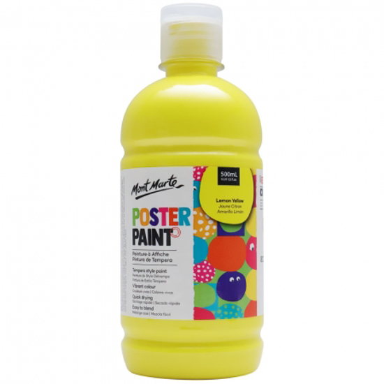 Picture of MM POSTER PAINT 500ML LEMON YELLOW