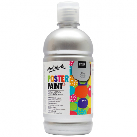 Picture of MM POSTER PAINT 500ML SILVER