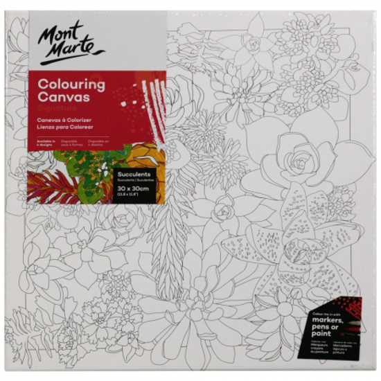 Picture of MM COLOURING CANVAS 30X30CM