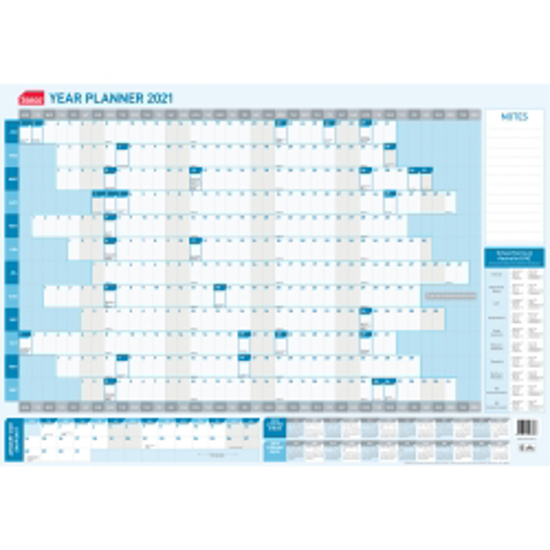 Picture of PLANNER YEARLY 2021 SASCO 870MMX610MM