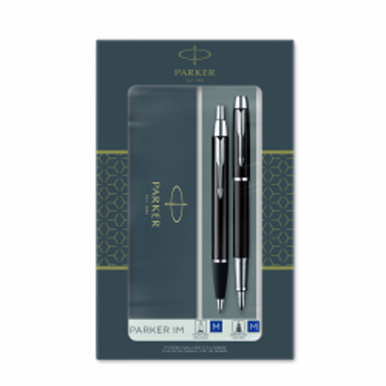 Picture of PARKER LUXURY DUO FOUNTAIN AND BALLPOINT PEN SET BLACK