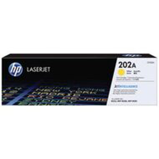 Picture of HP #202A Yellow Toner Cartridge CF502A