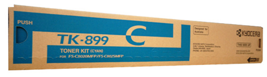 Picture of Kyocera TK899 Cyan Toner Cartridge