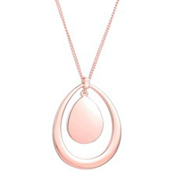 Picture of Teardrop Necklace Rose Gold