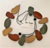 Picture of TRIO ROUGE NECKLACE TAN ABSTRACT